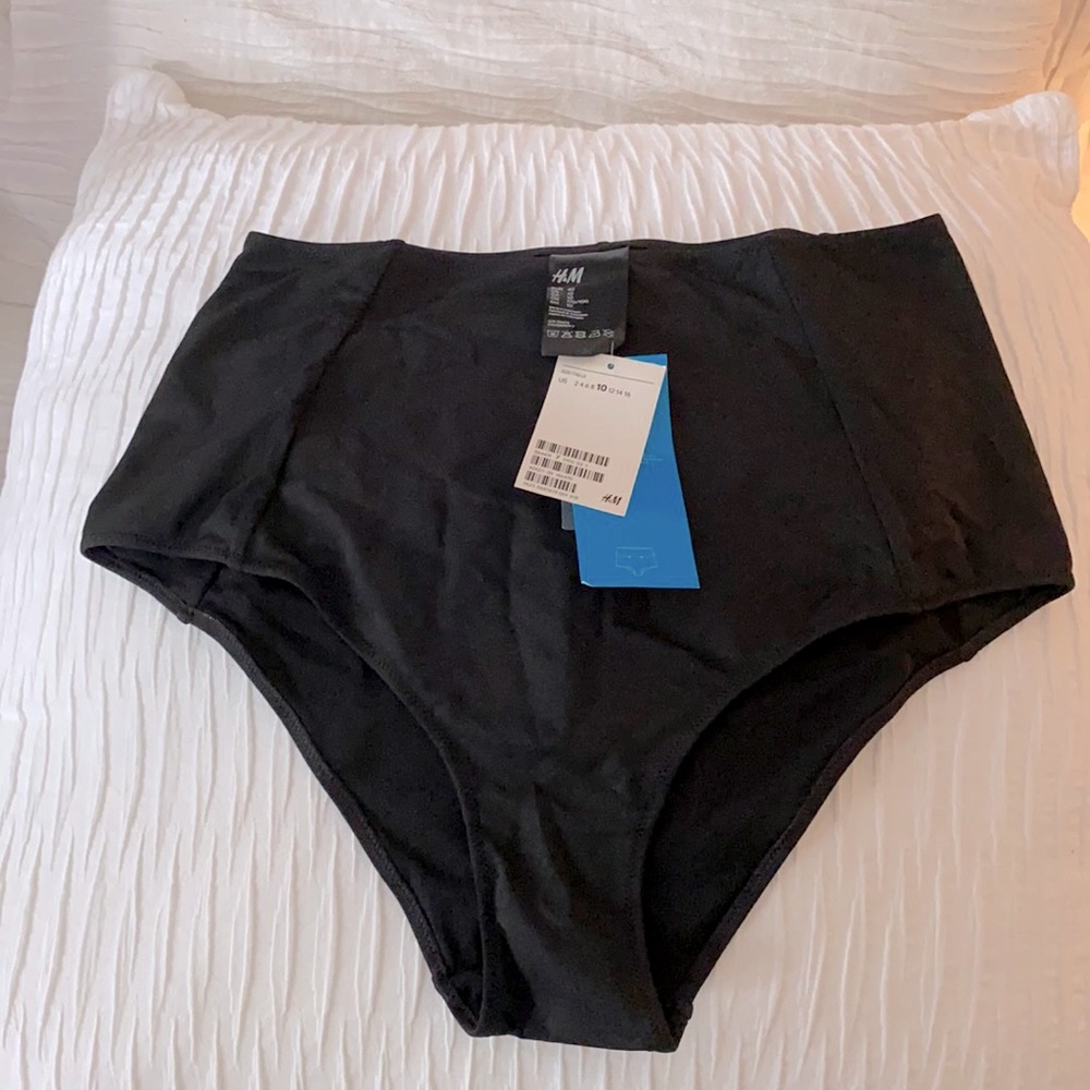 New with tags H&M high waisted bikini bottom